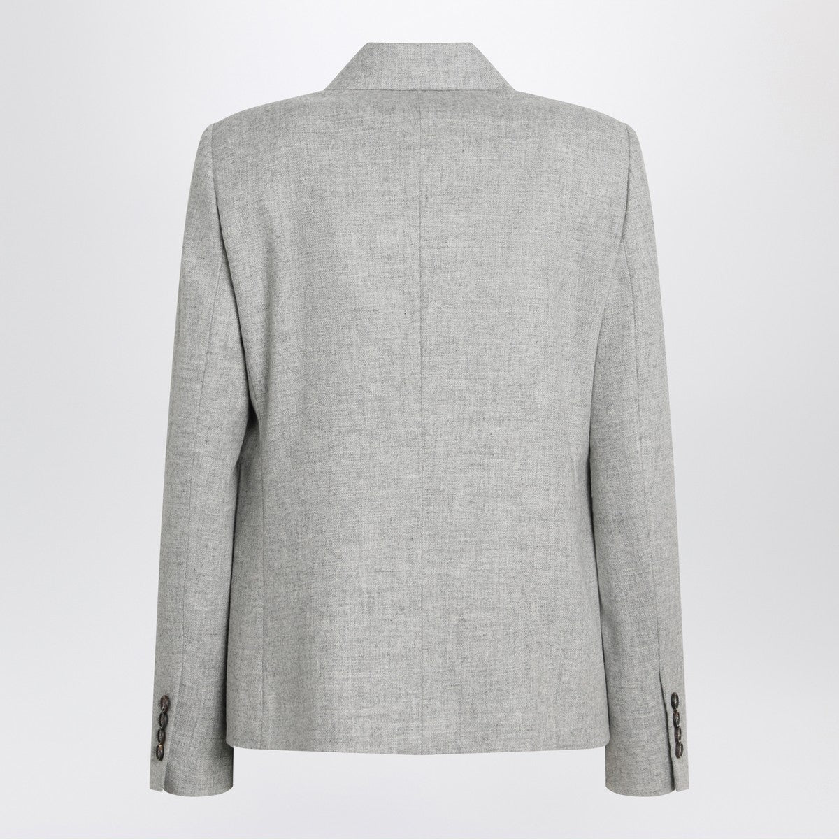 Brunello Cucinelli Grey double-breasted wool jacket